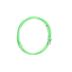 Патч-корд 2E САТ 5e, UTP, 1.20м, 26AWG, RJ45, 7/0.16, CCA, PVC, зелений