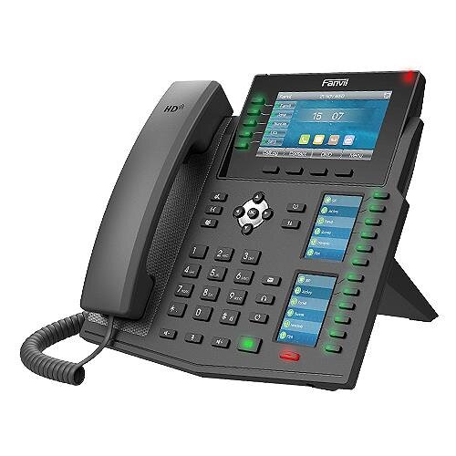 Телефон IP Fanvil X6U 2xGE LAN, 1xUSB-A, BT4.2, SIP, VPN, PoE, 4.3