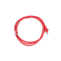 Патч-корд 2E САТ 5e, UTP, 1.50м, 26AWG, RJ45, 7/0.16, CCA, PVC, червоний