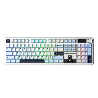 Беспроводная клавиатура Aula F108 Pro White (6978080501318)