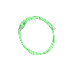 Патч-корд 2E САТ 5e, UTP, 1м, 26AWG, RJ45, 7/0.16, Cu, PVC, зелений