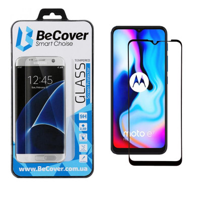 Защитное стекло BeCover для Motorola Moto E7 Plus Black (705241)