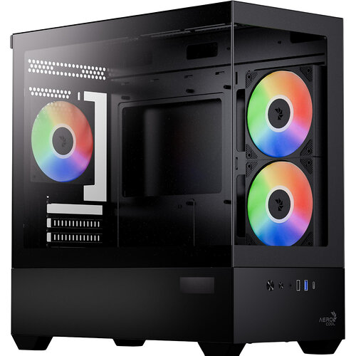 Корпус AeroCool P300D Digi-G-BK-v1 Black (ACCS-PN05033.11)
