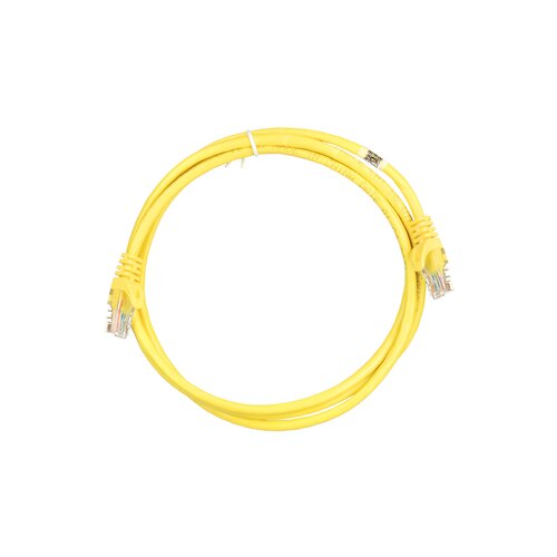 Патч-корд 2E САТ 5e, UTP, 1.50м, 26AWG, RJ45, 7/0.16, Cu, PVC, жовтий