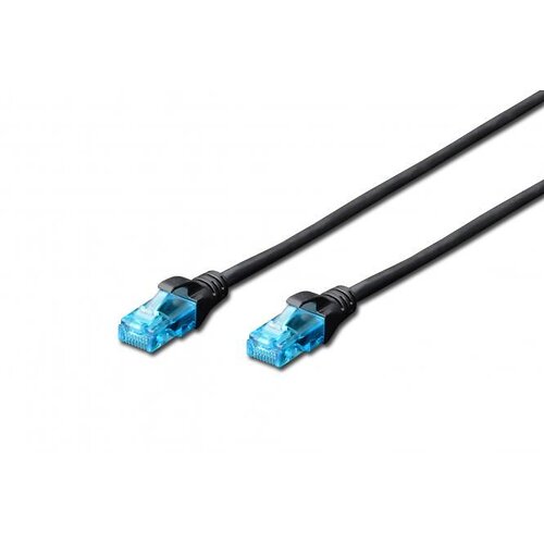 Патч-корд 2E CAT 5e, UTP, 0.20м, 26AWG, RJ45, 7/0.16, Cu, LSZH, чорний