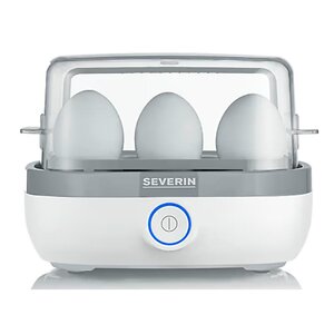 Яйцеварка Severin 420Вт, електр. керування , на 6 яєць, звуков., сигнал, пластик, білий