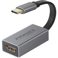 Адаптер Promate USB Type-C - HDMI (M/F) Grey (medialink-h1.grey)