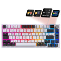 Беспроводная клавиатура GamePro Asgard Valhalla QLAB Sakura Switch White With Display (MK160-W-D-QS-PRO) Беспроводная клавиатура GamePro Asgard Valhalla QLAB Sakura Switch White With Display (MK160-W-D-QS-PRO)