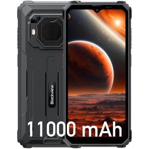 Смартфон Blackview BV6200 Plus 6.56' 8/128ГБ, 2SIM, 11000мА•год, чорний UA