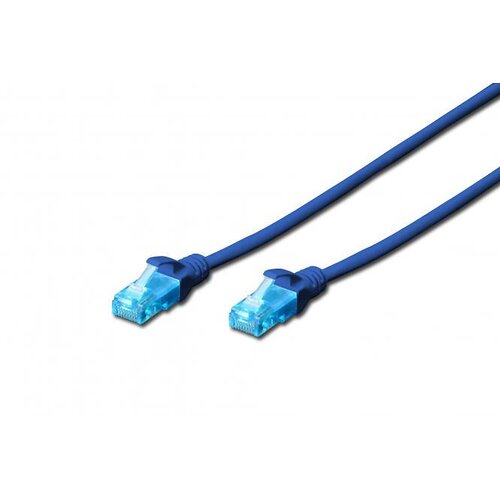 Патч-корд 2E CAT 5e, UTP, 10м, 26AWG, RJ45, 7/0.16, Cu, LSZH, синій
