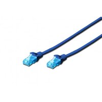 Патч-корд 2E CAT 5e, UTP, 1м, 26AWG, RJ45, 7/0.16, Cu, LSZH, синій
