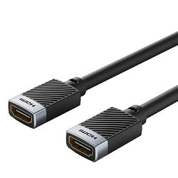 Кабель Cabletime HDMI-HDMI v2.0 (F/F), 4K, 2 м Black (CH26E)