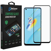 Защитное стекло BeCover для Oppo A54 Black (706655)