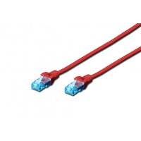 Патч-корд 2E CAT 5e, UTP, 2м, 26AWG, RJ45, 7/0.16, Cu, LSZH, червоний
