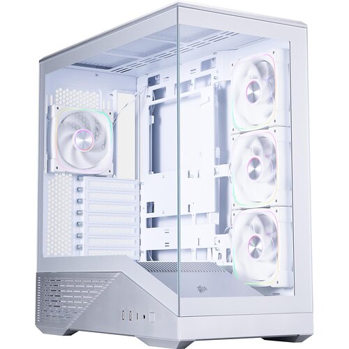 Корпус 1stPlayer GM7-SV-3FN7R-W-1FN7-W Silver