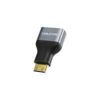 Перехідник Cabletime mini HDMI - HDMI (F/M), 0.1 м (CP45G)