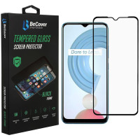 Защитное стекло BeCover для Realme C21Y Black (706904)