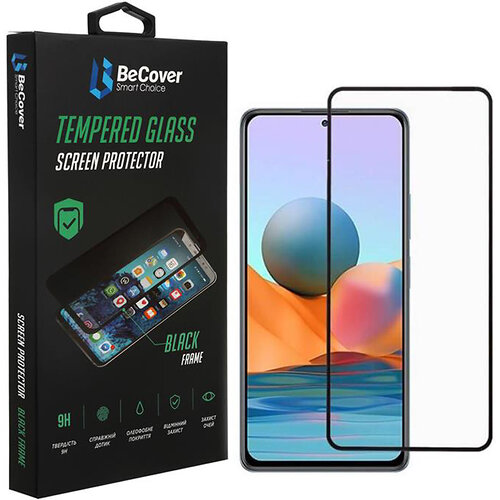 Захисне скло BeCover для Xiaomi Poco M4 Pro 5G Black (707041)