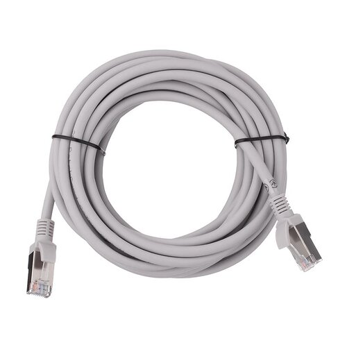 Патч-корд 2E САТ 5e, FTP, 5м, 26AWG, RJ45, 7/0.16, Cu, LSZH, сірий