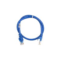 Патч-корд 2E САТ 6, UTP, 0.50м, 26AWG, RJ45, 7/0.16, Cu, PVC, синій