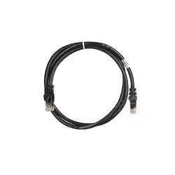 Патч-корд 2E САТ 6, UTP, 1м, 26AWG, RJ45, 7/0.16, Cu, PVC, чорний