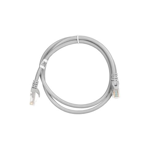 Патч-корд 2E САТ 6, UTP, 1м, 26AWG, RJ45, 7/0.16, Cu, PVC, сірий