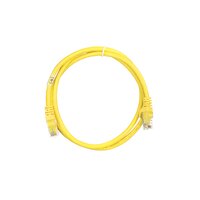 Патч-корд 2E САТ 6, UTP, 1м, 26AWG, RJ45, 7/0.16, Cu, PVC, жовтий