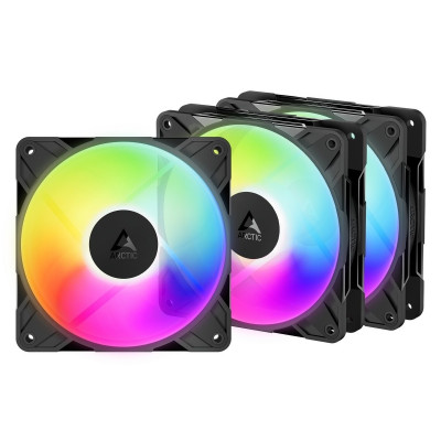 Вентилятор Arctic P12 Pro Reverse A-RGB Black - 3 Pack (ACFAN00333A) Вентилятор Arctic P12 Pro Reverse A-RGB Black - 3 Pack (ACFAN00333A)
