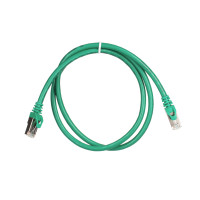 Патч-корд 2E САТ 6, S-FTP, 1м, 26AWG, RJ45, 7/0.16, Cu, PVC, зелений