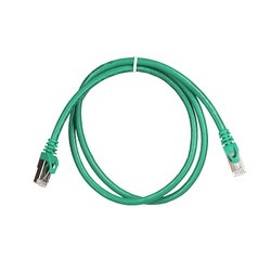 Патч-корд 2E САТ 6, S-FTP, 1м, 26AWG, RJ45, 7/0.16, Cu, PVC, зелений