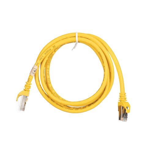 Патч-корд 2E САТ 6, S-FTP, 1.50м, 26AWG, RJ45, 7/0.16, Cu, PVC, жовтий