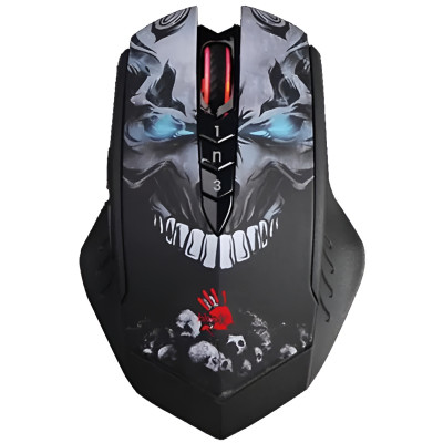 Беспроводная мышь Bloody R80 Plus (Skull) Black Беспроводная мышь Bloody R80 Plus (Skull) Black