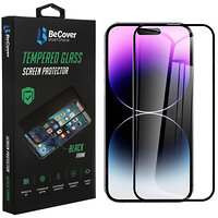 Захисне скло BeCover для Apple iPhone 14 Pro Max Black (707969)