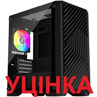 Корпус 1stPlayer T5-BK-4F1 Black без БЖ
