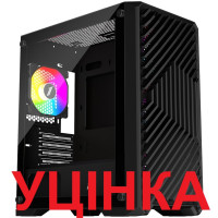 Корпус 1stPlayer T5-BK-4F1 Black без БЖ
