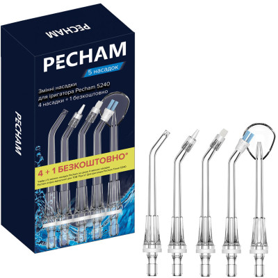 Насадки для ирригатора Pecham Travel PC-5240 Black (4822201370012) Насадки для ирригатора Pecham Travel PC-5240 Black (4822201370012)