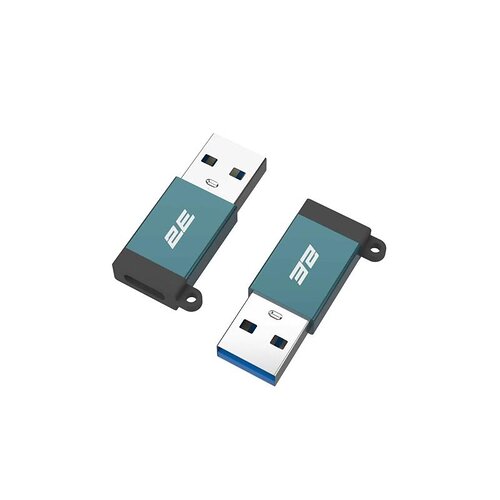 Адаптер 2Е USB-C > USB-A, Pine Green