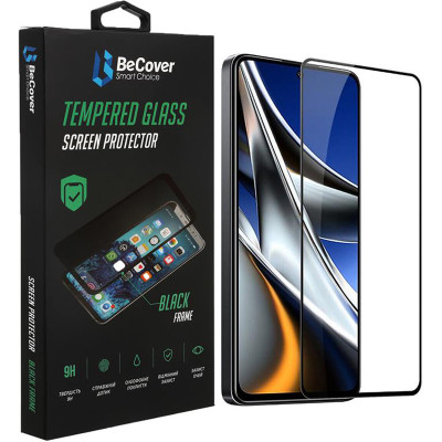 Защитное стекло BeCover для Xiaomi Poco X4 Pro 5G Black (708149)