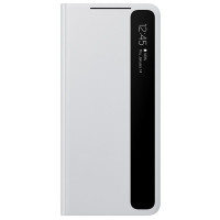 Чехол-книжка Samsung Smart Clear View Cover для Samsung Galaxy S21 Ultra SM-G998 Light Gray (EF-ZG998CJEGRU)
