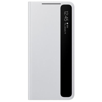 Чехол-книжка Samsung Smart Clear View Cover для Samsung Galaxy S21 Ultra SM-G998 Light Gray (EF-ZG998CJEGRU)