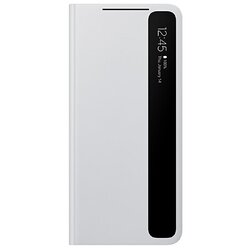 Чехол-книжка Samsung Smart Clear View Cover для Samsung Galaxy S21 Ultra SM-G998 Light Gray (EF-ZG998CJEGRU)
