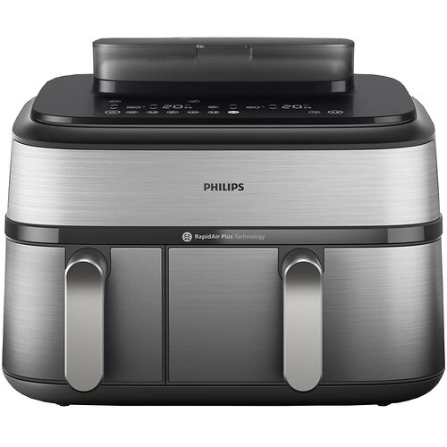 Мультипіч Philips Ovi Dual Steam 2750Вт, чаша-3+6л, сенсорне управл., 12 авто. програм,  пластик/метал