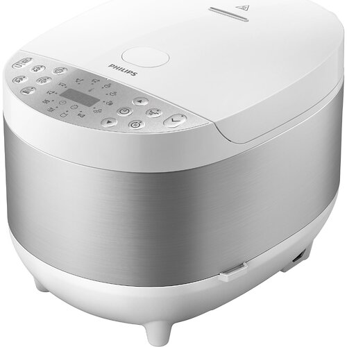 Мультиварка Philips All-in-One, 980Вт, чаша-5л, електронне керув., пластик, білий