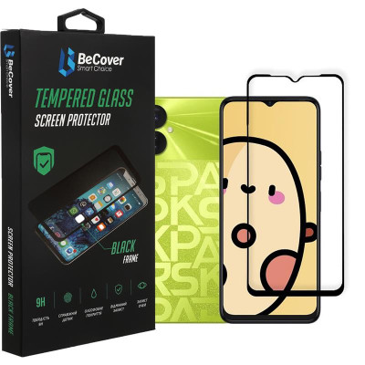 Защитное стекло BeCover для Tecno Spark 9 Pro (KH7n) Black (708169)