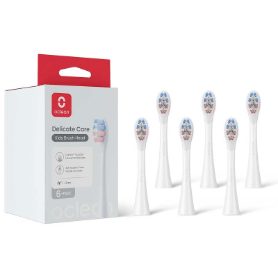Насадка для зубной электрической щетки Oclean Delicate Care P3K1 White 6 шт (6970810557404) Насадка для зубной электрической щетки Oclean Delicate Care P3K1 White 6 шт (6970810557404)