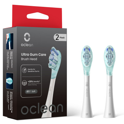 Насадка для зубной электрической щетки Oclean Ultra Gum Care White UG03 2 шт (6970810557008) Насадка для зубной электрической щетки Oclean Ultra Gum Care White UG03 2 шт (6970810557008)