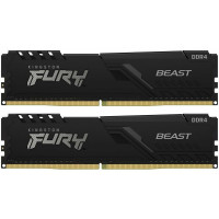 Модуль памяти DDR4 2x16GB/3200 Kingston Fury Beast Black (KF432C16BB1K2/32)