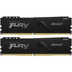 Модуль пам`ятi DDR4 2x32GB/3200 Kingston Fury Beast Black (KF432C16BBK2/64)