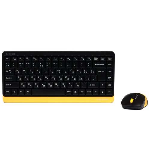 Комплект (клавіатура, миша) бездротовий A4Tech FG1110 Bumblebee USB