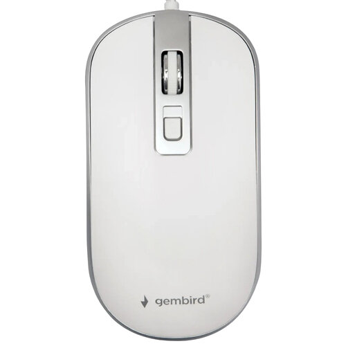 Миша Gembird MUS-4B-06-WS White/Silver